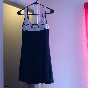 Black and white dress